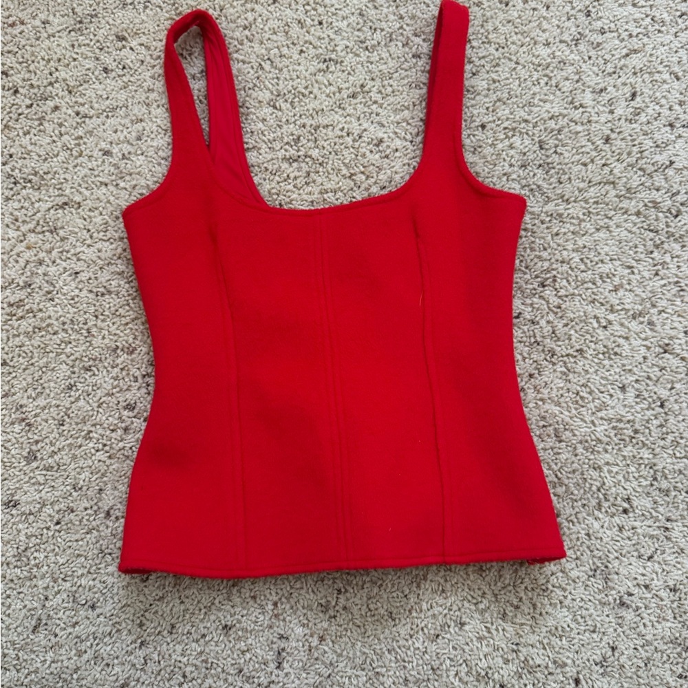 Zara Red Camisole Top